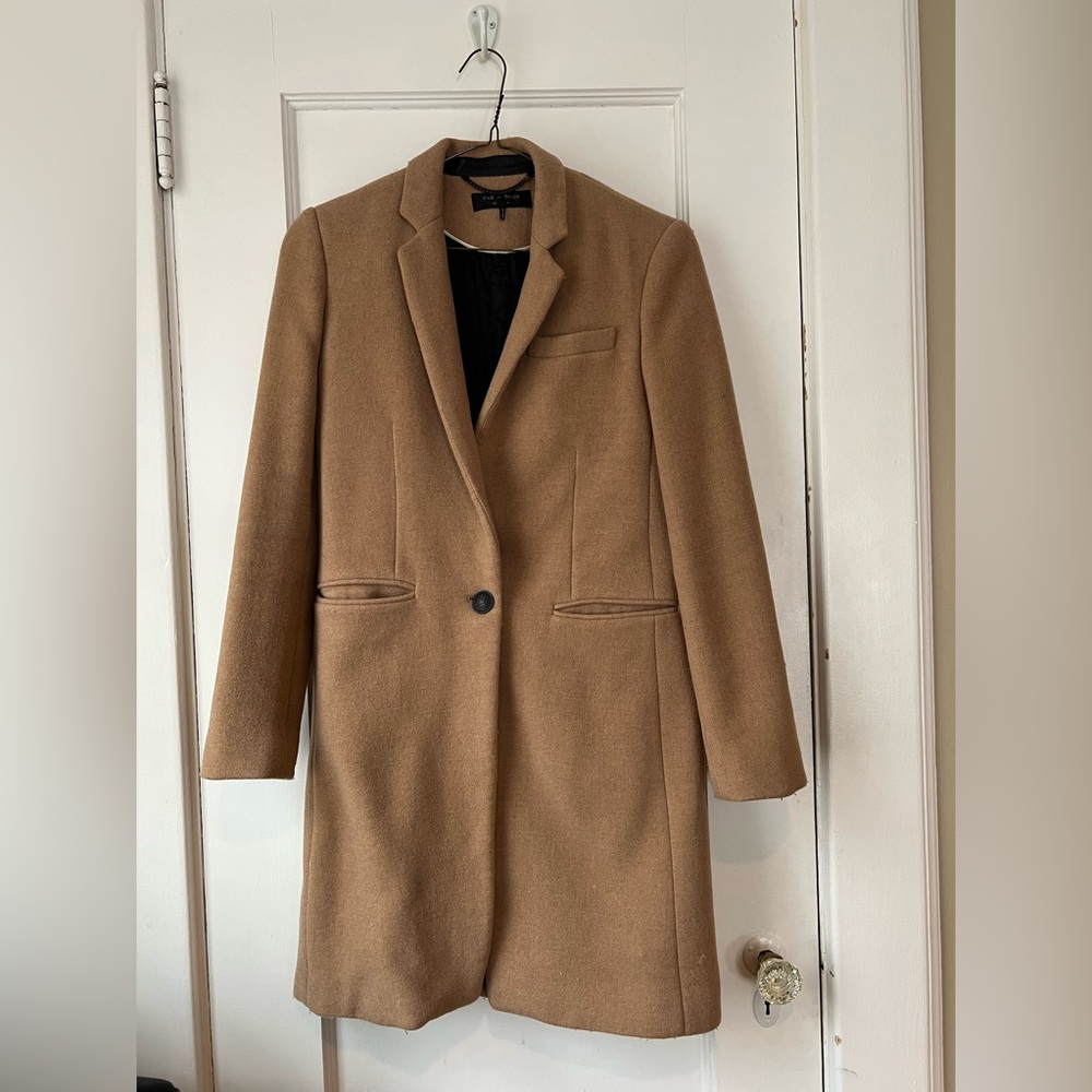 Rag And Bone Emmet Single Button Wool Coat - image 4